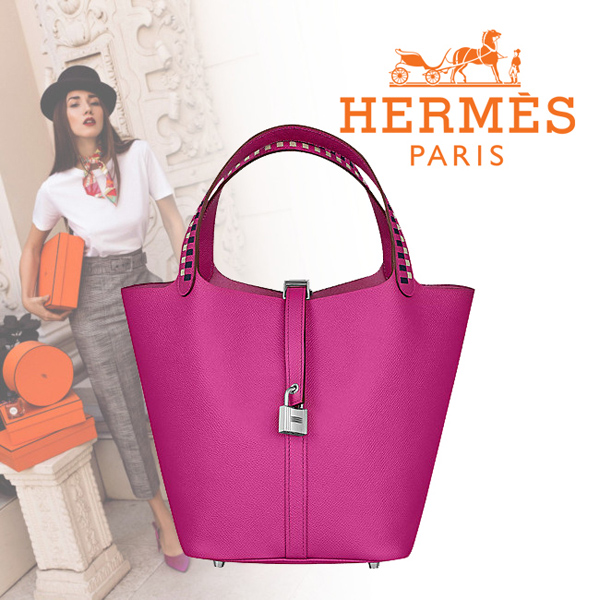 18/19新作 HERMES エルメススーパーコピー限定 超入手困難 ピコタンPM トレサージュ マグノリア 8120607